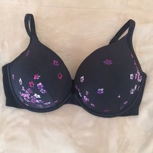 Lane Bryant Floral Push Up Plunge 38DDD